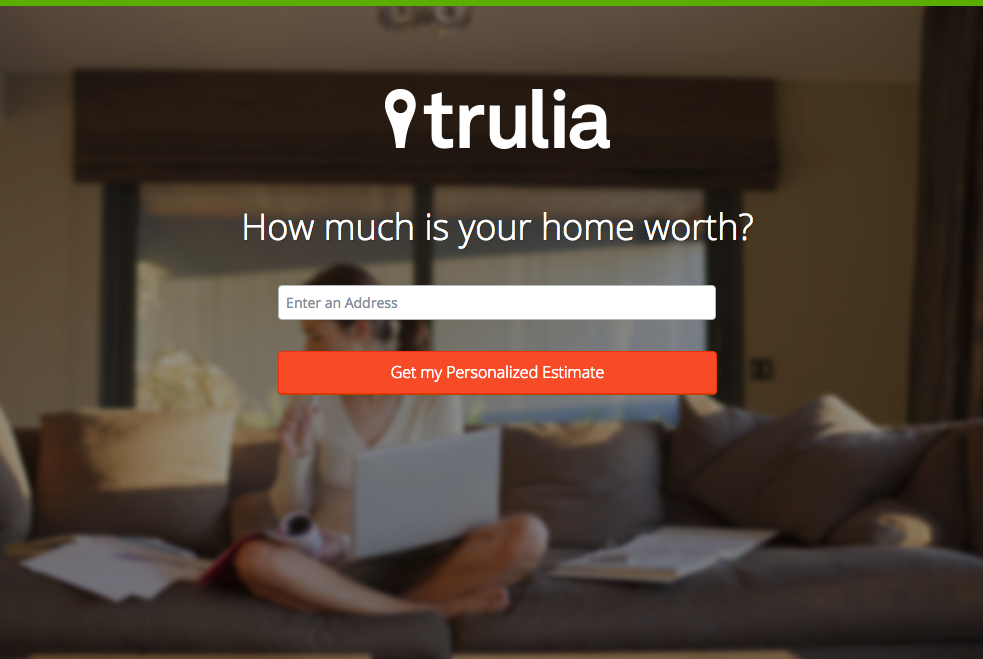 Trulia Landing Page Example 1