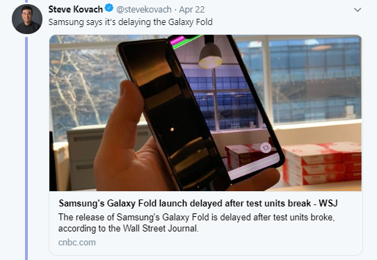 Galaxy Fold Brand Awareness Example